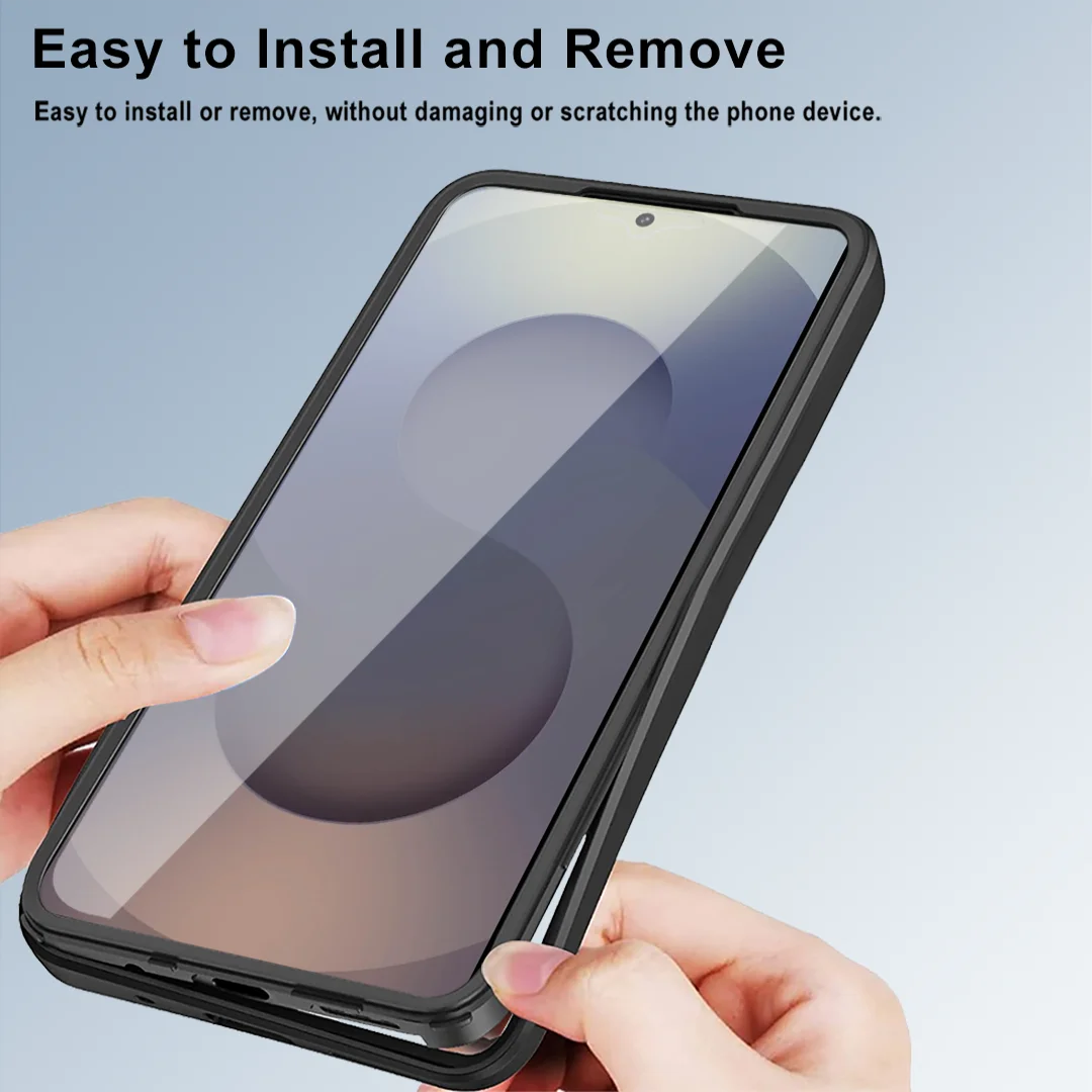 360° Full Body Shockproof Clear Case with Soft Bumper