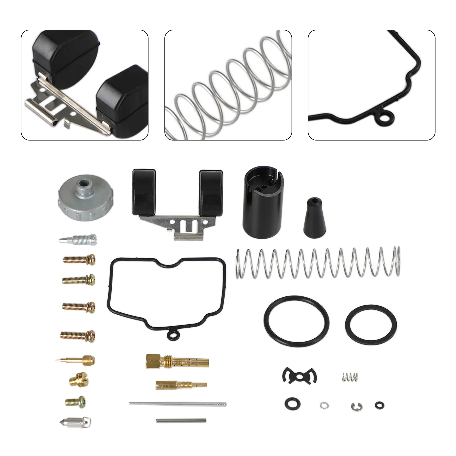 

Areyourshop Carburetor Rebuild Repair Kit Floating Gasket Float Jets fit for VM26 Carb ATV Dirt Bike Motorcycle Part