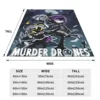 Murder Drones Anime Fleece Throw Blanket N and Uzi Blankets for Home Bedroom Soft Bedding Throws 6