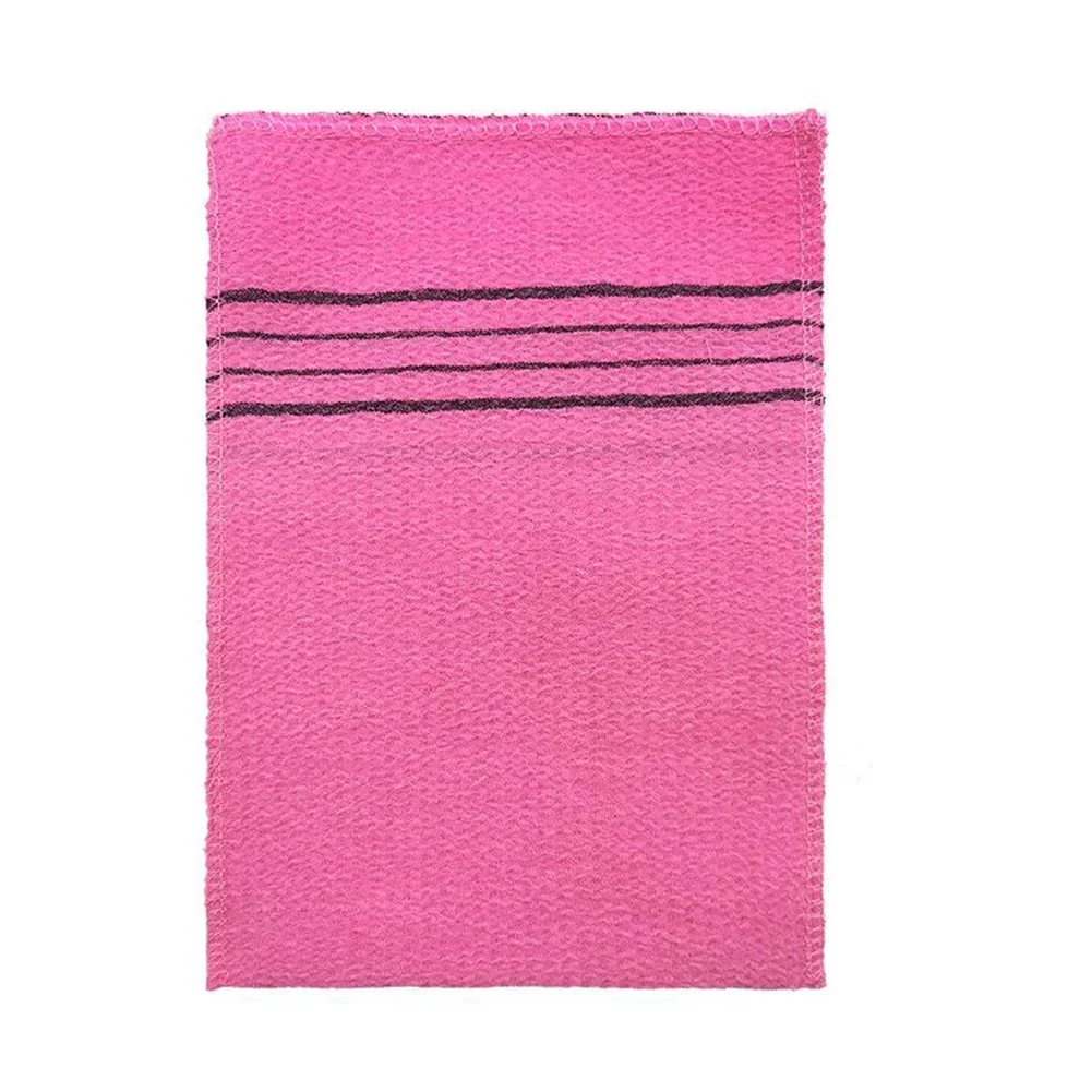 5Pcs Korean Italy Asian Exfoliating Bath Washcloth Body Scrub Shower Soft Towel Coarse Sand Sauna Bath Towel Bathrooms
