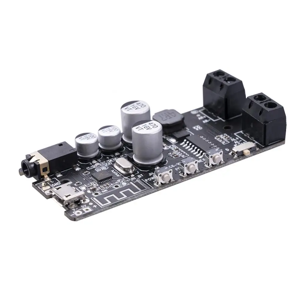 

Стерео усилитель мощности, стерео усилитель с кнопкой 3,5 мм 5,0, Плата усилителя для звуковых динамиков 3,7 в-5 в, стерео мощность