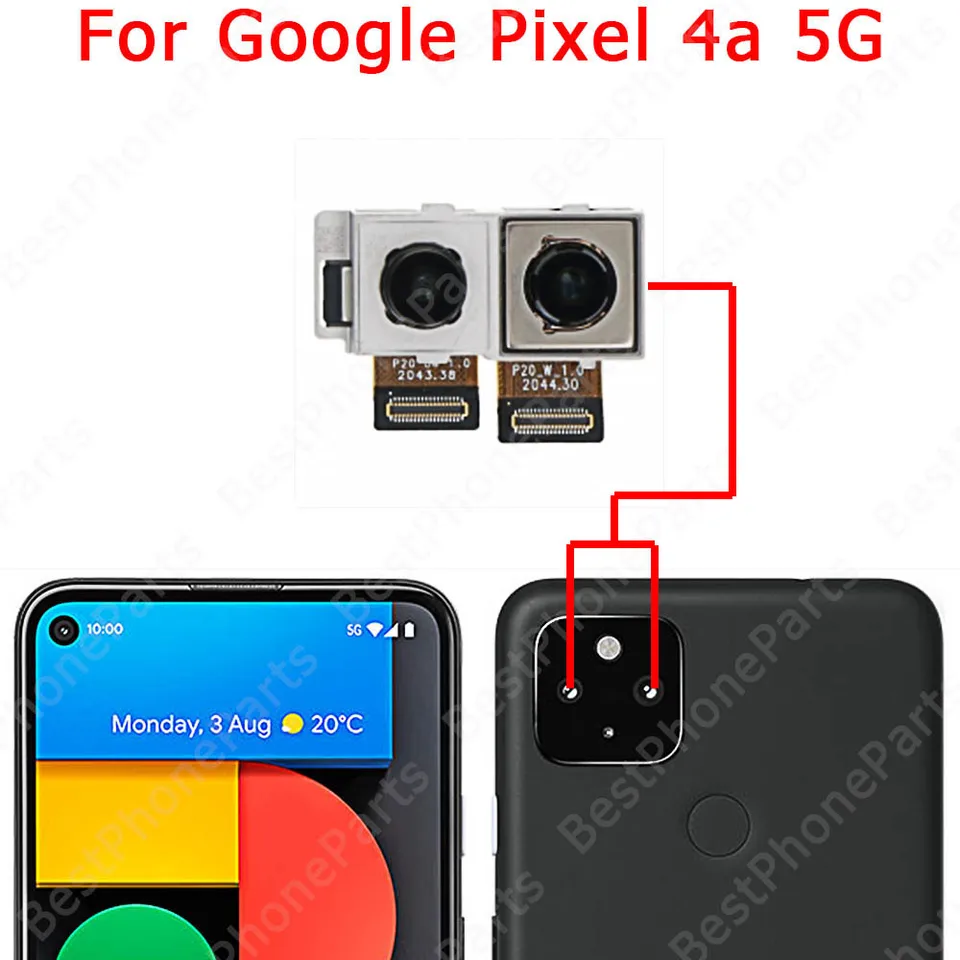 pixel４ａ Camera Module For Google Pixel 4 XL 4a 5 5a 5G Backside Selfie