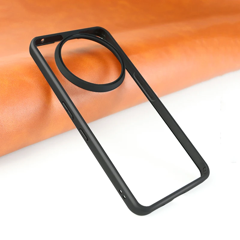 Enhanced Shockproof Clear Protective Case - Durable PC + TPU Design