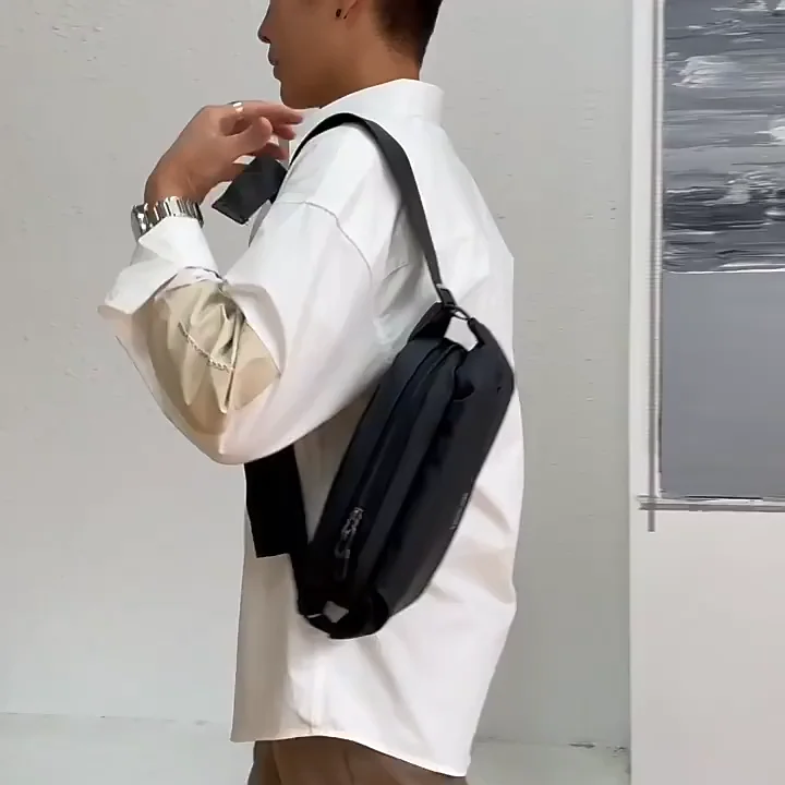 LouisWill Crossbody Bags Unisex Messenger Bag School Bag PU Large Capacity Shoulder Bag Men's Bags College Style Handbag Contrast Color Bags For Students Men Women