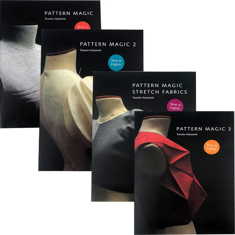4 Books/Set Tomoko Nakamichi Pattern Magic Book Volume 1-4