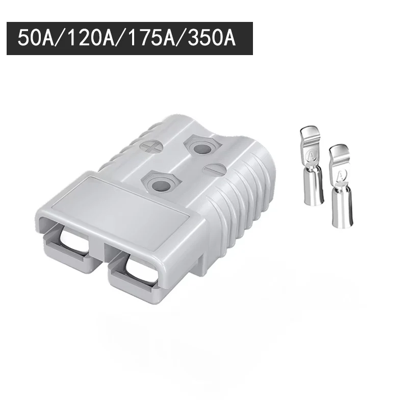 ชุดขั้วต่อไฟฟ้าแบบแอนเดอร์สัน 1 ชุด 50A-350A 600V แบบปลดเร็ว สำหรับแบตเตอรี่ พลังงานแสงอาทิตย์ รถบ้าน วินซ์ งานหนัก 1
