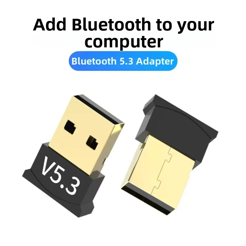 USB Bluetooth 5.3 Adapter for Desktop Computers - Drive-Free Connectivity