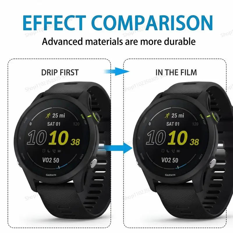 Tempered Glass Compatible for Garmin Forerunner 45 245 745 945 55 255 255S 955 165 235 735 935 Screen Protector Film - Image 4