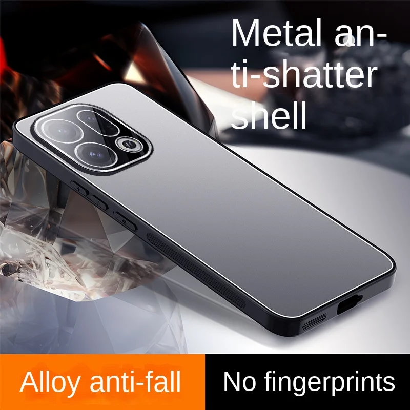 Enhanced Aluminum Alloy TPU Soft Case with Integrated Lens - Anti-Slip, Drop-Proof & Anti-Fingerprint