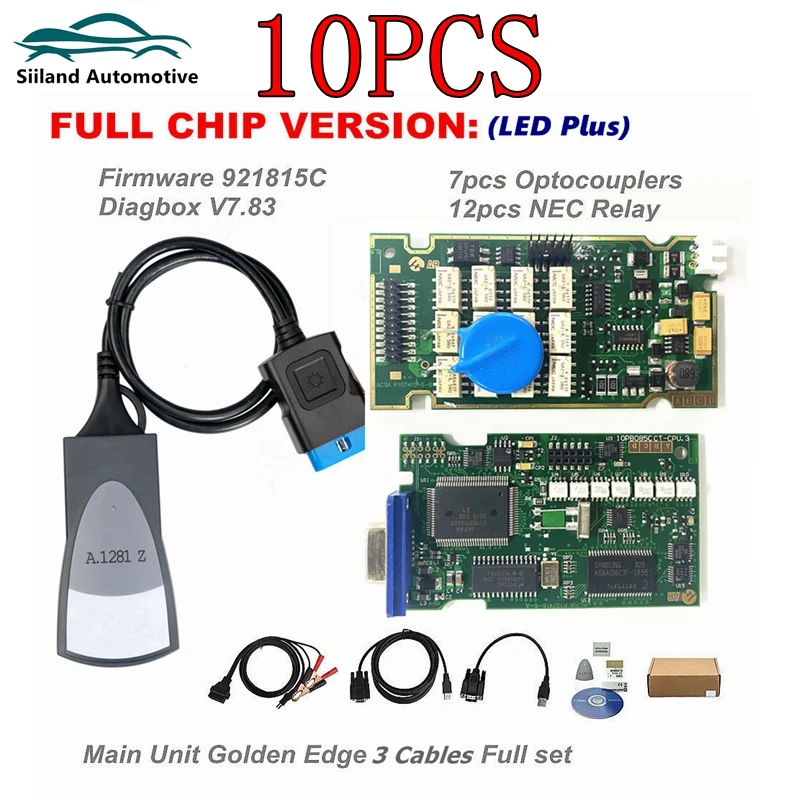 Professional Diagnostic Tool Diagbox V9.91 Full Chips Gold Edge Lexia3 PP2000 PSA XS Evolution V7.83 Lexia For Citroen/Peugeot