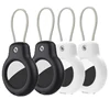 For Apple AirTag Secure Holder Protective Case with Wire Cable, Air Tag Lock Case Keychain Key Ring for Keys protective Cases