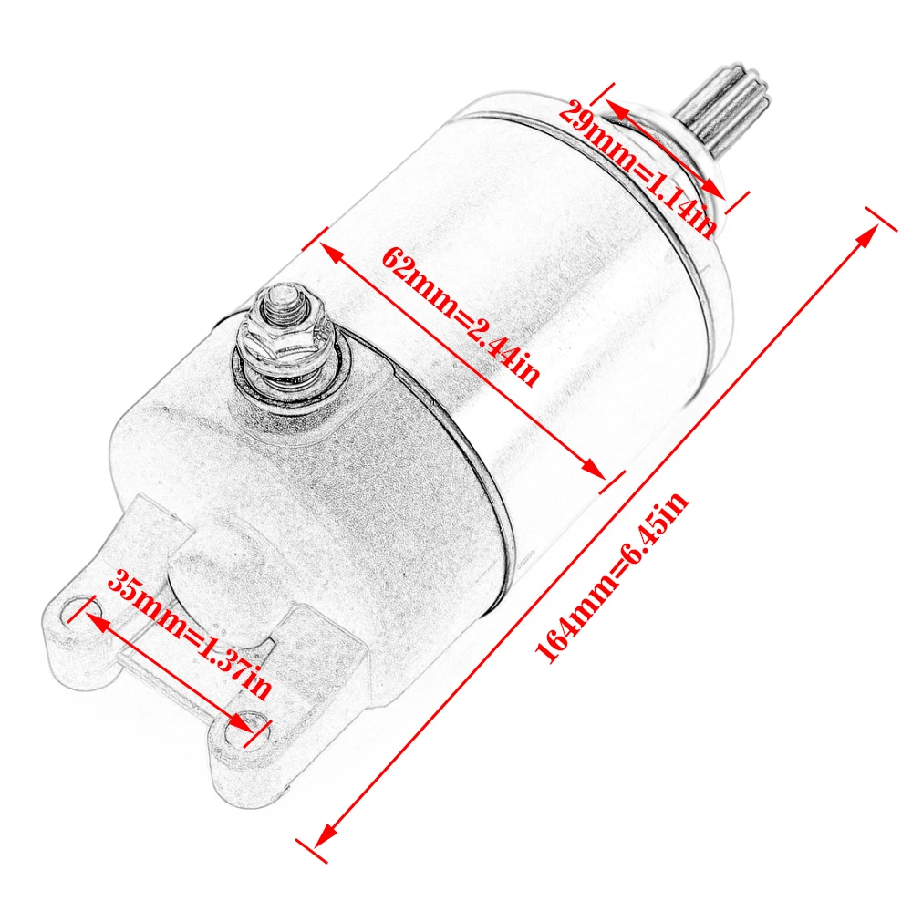 Motor Starter Fit for Suzuki GSXR750 GSXR600 GSX-R GSXR 750 600 / GSR400 GSR600 GSR 400 600 / DR250R DR-Z250 DRZ250 DRZ 250