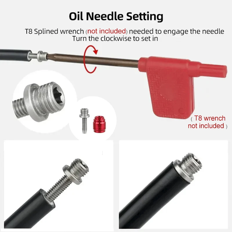 1~10sets Bicycle Olive Insert Ring Oil Needle Bike Hydraulic Disc Brake Hose for AVID Sram Stealth-A-Majig Quick Install