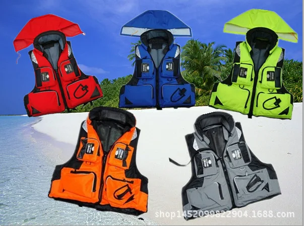 

Protackle Sea Fishing Life Jacket Rock Fishing Suit Floating Material Fishing Life Jacket Collar Hat Removable
