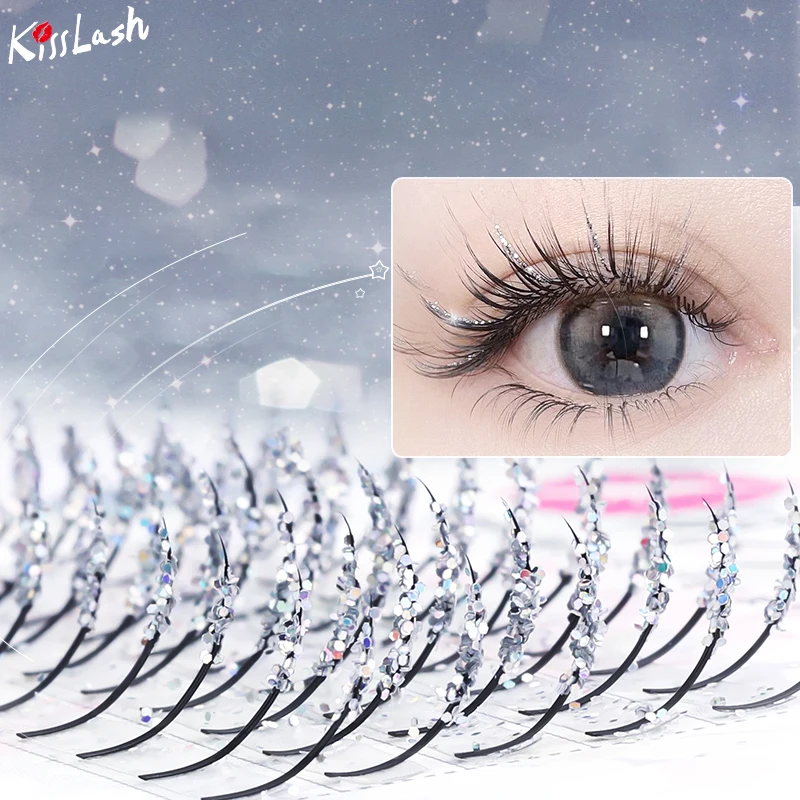 

Eyelash extension with diamond Comic individual lashes False Eyelashes Makeup Tool