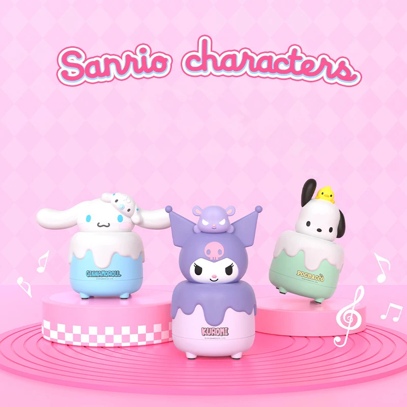 

Милая мультяшная Kuromi Cinnamoroll почтовая Беспроводная Bluetooth-колонка, ночник, мини-силиконовая лампа, прикроватная лампа для девушек, подарок