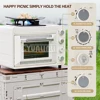 Household multi-functional outdoor gas pizza oven, 2-in-1 card oven, portable small baking oven 2