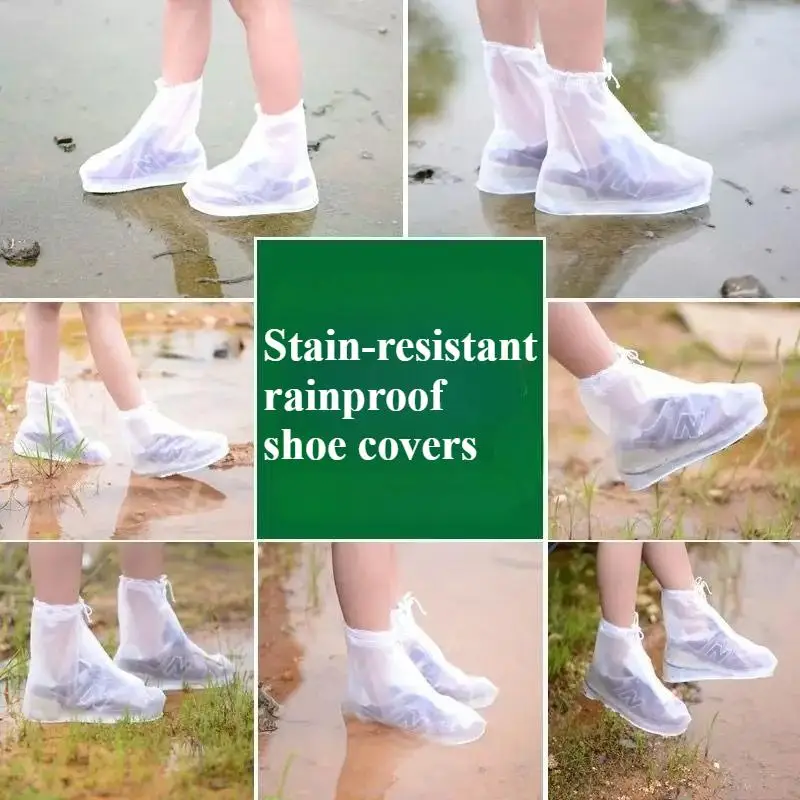 Reusable Waterproof Shoe Covers for Rain and Outdoor Use