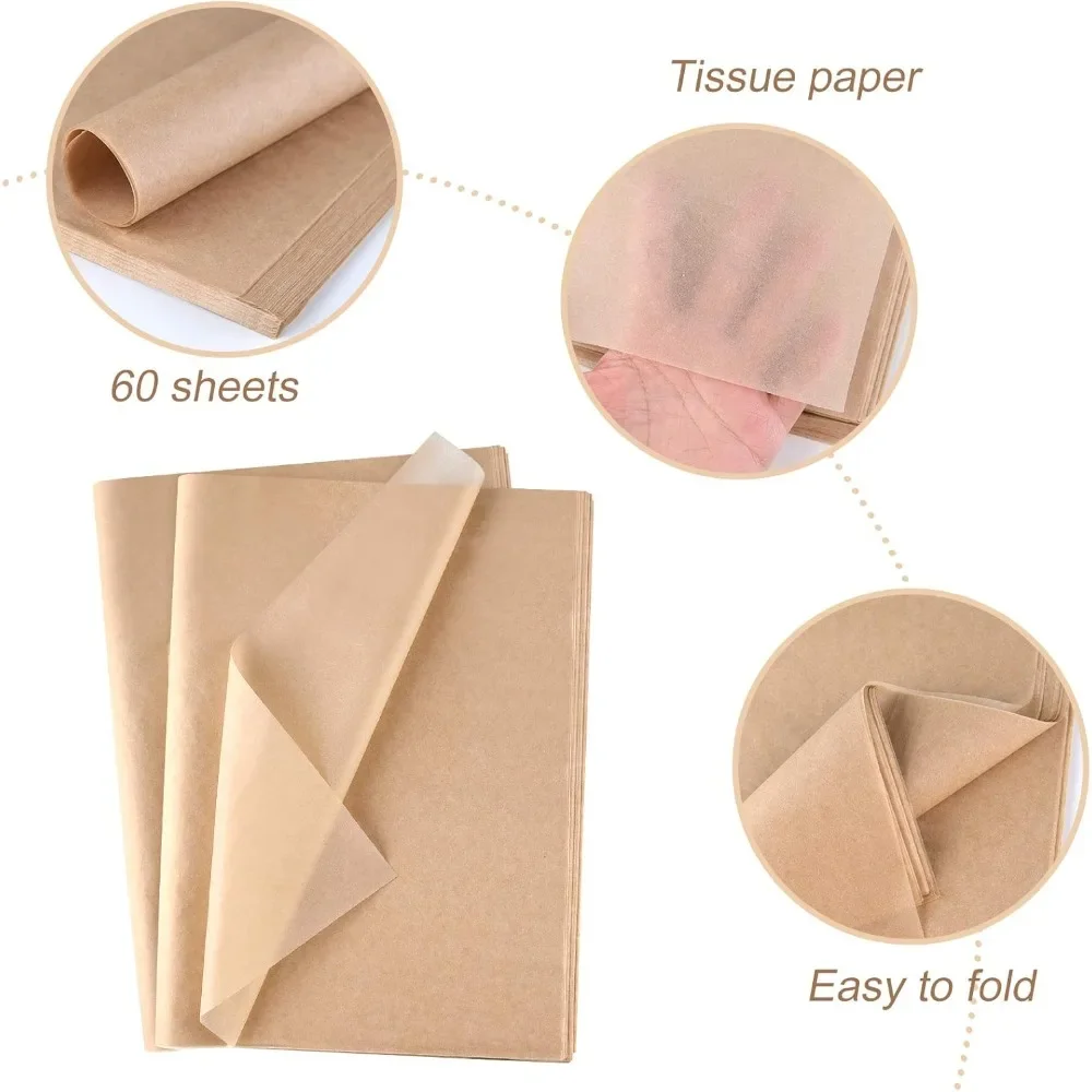 Vibrant Multicolor Kraft Tissue Paper – Assorted Colors for DIY Crafts, Gift Wrapping, and Art Projects (10 Sheets)