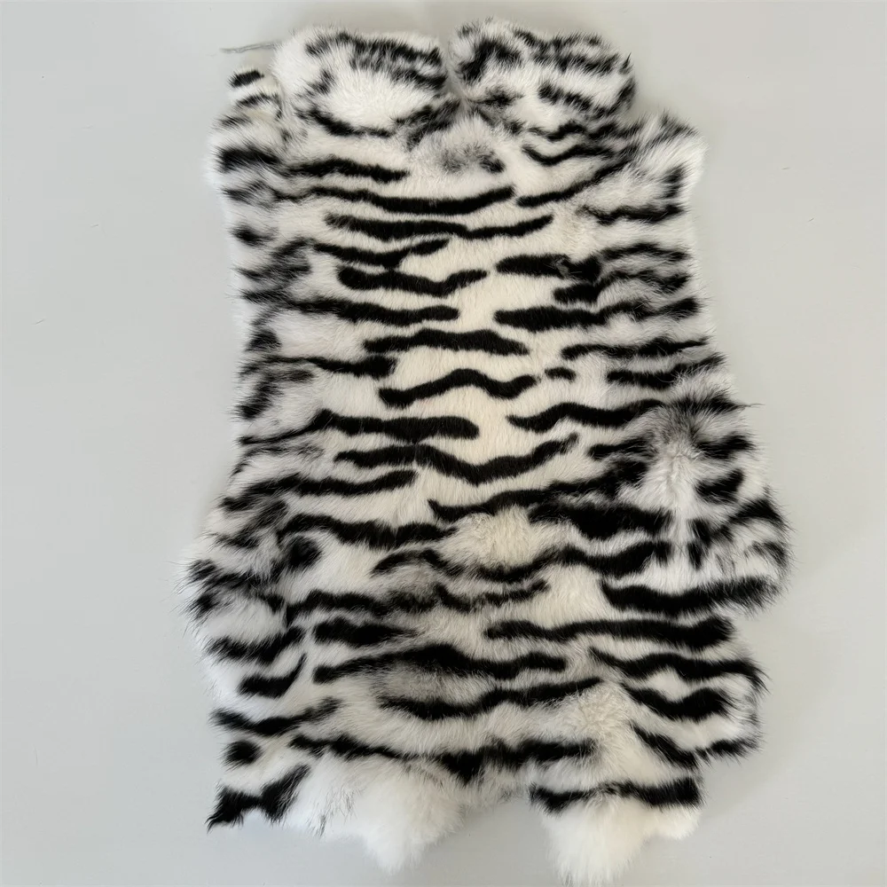 natural Rabbit Fur skin in bulk fur fabric