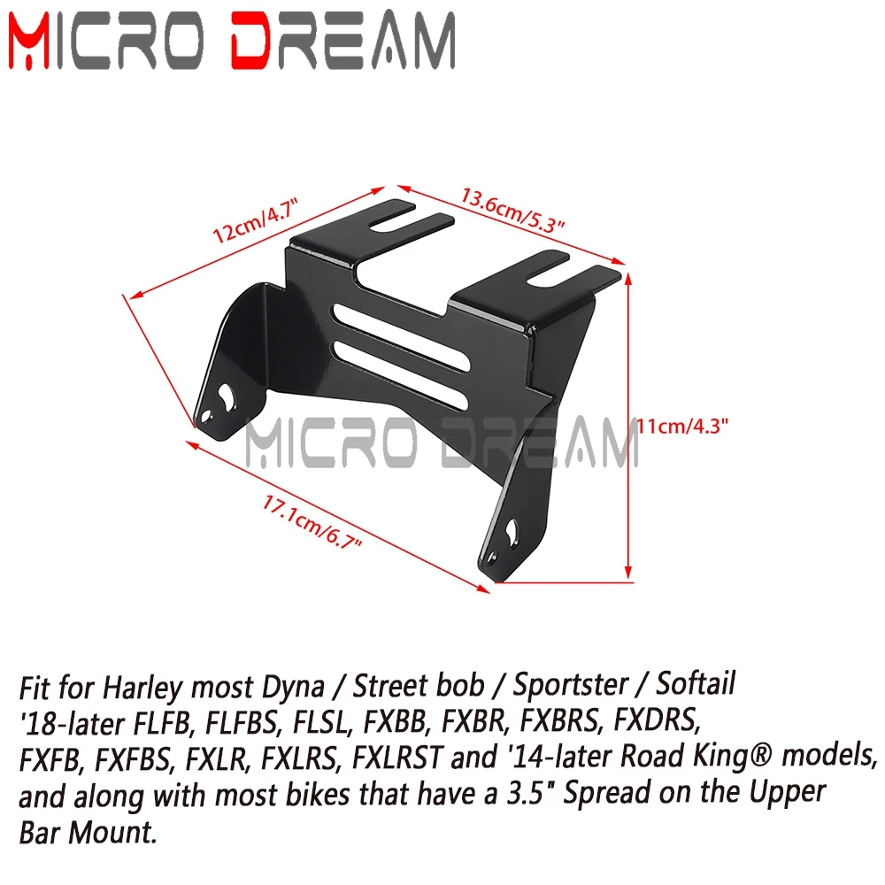 오토바이 LED LP6 프로 헤드 라이트 램프 브래킷 시스템 마운트 키트 Harley Dyna Street Bob Sportster Softail FLFB FLFBS FLSL FXBB