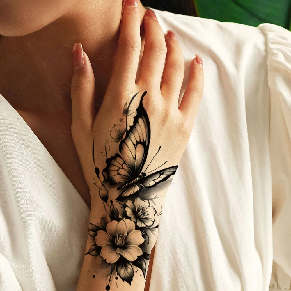 Arm Butterfly Temporary Tattoos: The Ultimate Guide to Realistic,  Long-Lasting Body Art, image size:1000x1000