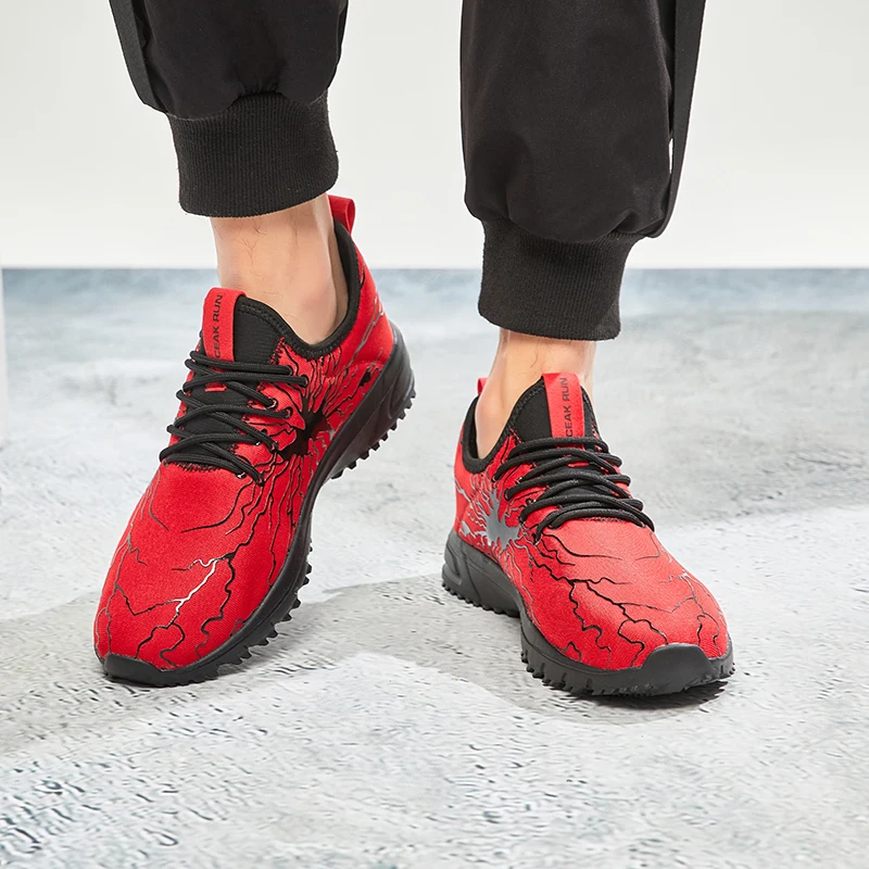 Modern Men's Breathable Mesh Casual Shoes Lightweight Non-slip_voghion.com