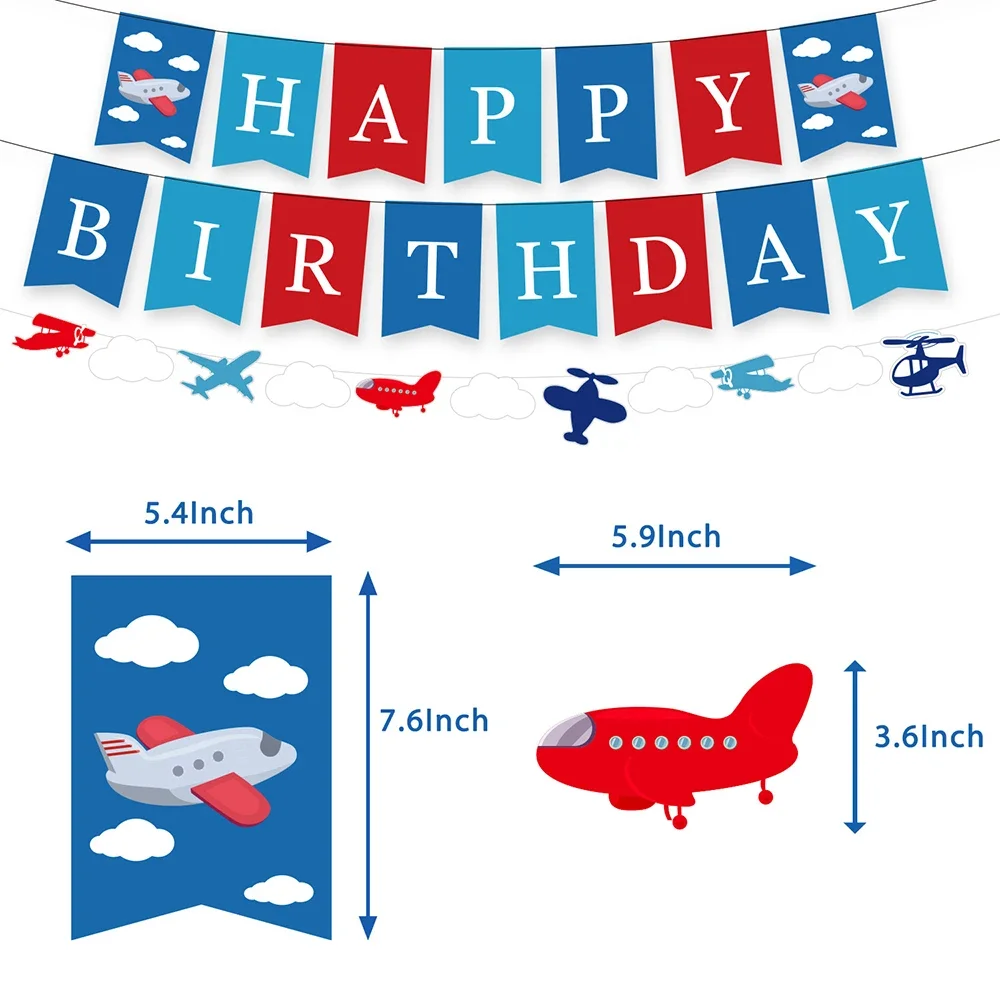 Flugzeug Party Papier Geschenk Süßigkeiten Tasche mit Aufkleber Cartoon Flugzeug Goodie Leckerli Taschen Kinder Flieger Flug Thema Geburtstag Dekor Gefälligkeiten – Detail 11