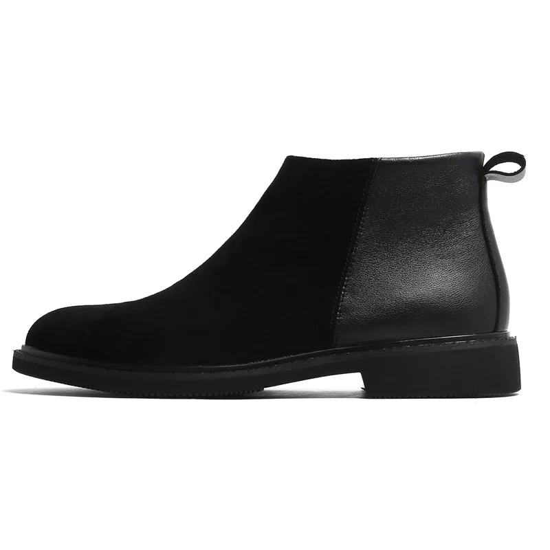 

Size 38-44 British Style Black Mens Shoes Ankle Boots for Men Chelsea Boots Men Formal Winter Shoes Mocasines Botines Zapatos