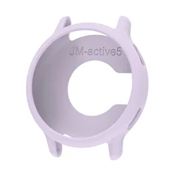 Premium Silicone Soft Case for Smart Fitness Watches (Light purple)