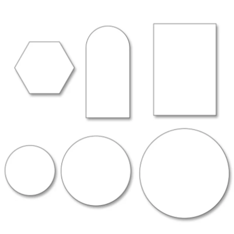 

Acrylic Mirror Reflection Board Reflector Ins Photo Geometric Reflector Photography