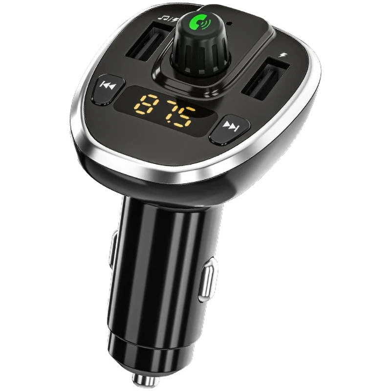 

Car Bluetooth-compatible FM Transmitters 2 USB Fast Charges Handsfree MP3 Player