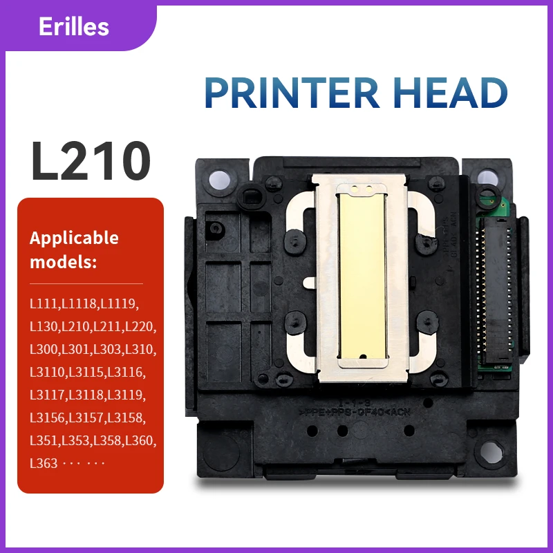 Printhead L210 for Epson L301 L303 L3119 L310 L3110 L111 L1118 L1119 L130 L351 L353 L358 L360 L401 L405 Printer Head Print Head zebra platen roller