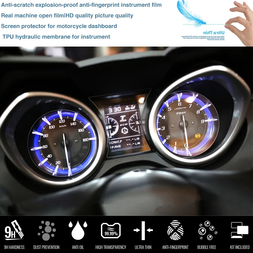 Motorcycle TPU Instrument Speedometer Protection Film For YAMAHA TMAX530 TMAX 530 DX SX TMAX 560 TMAX560 Tech Max Accessories