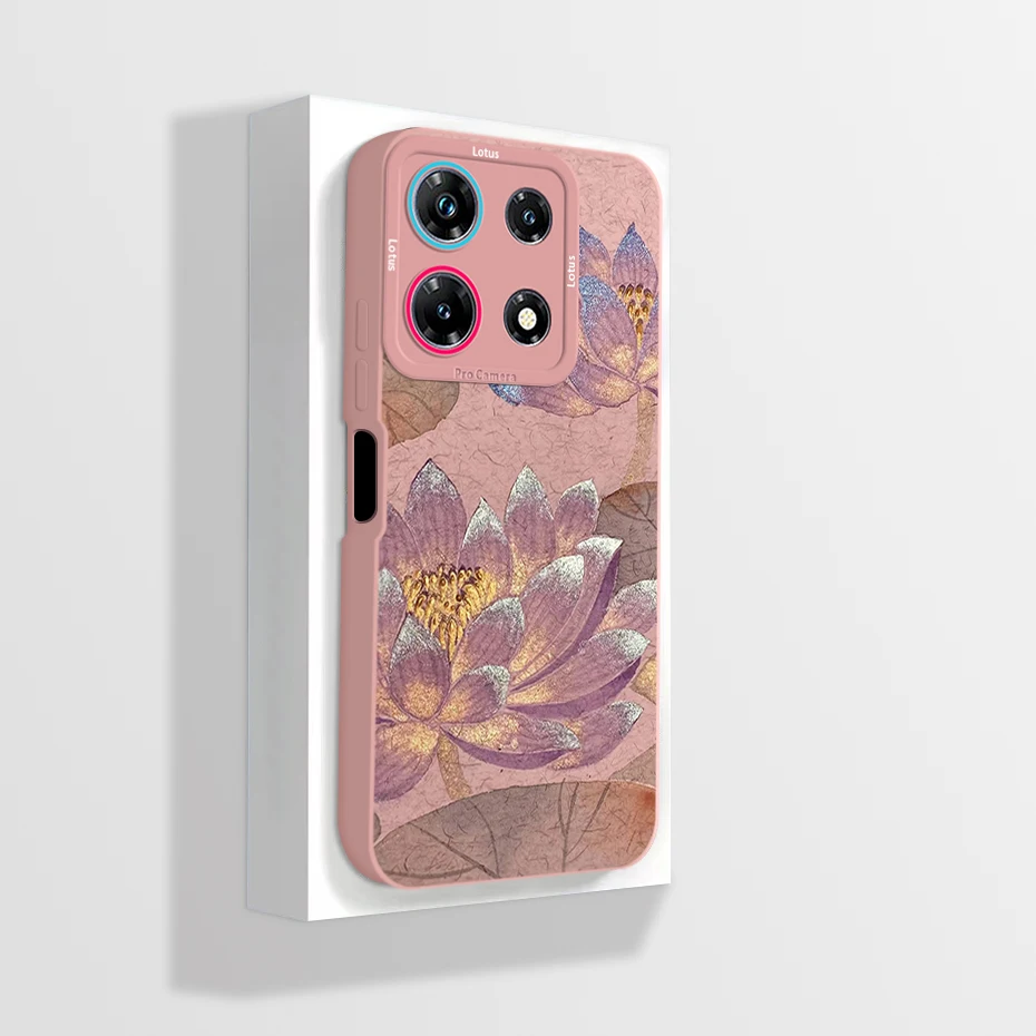 Art Liquid Silicone Phone Case with Camera Protection - Premium Back Cover