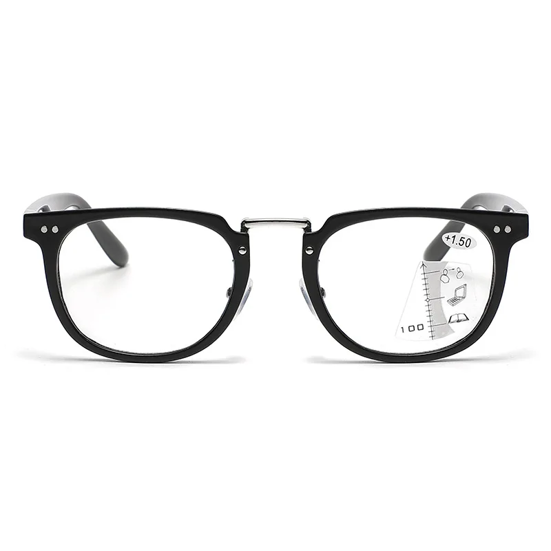 New Photochromism Progressive Multifocal Reading Glasses Men Pilot Presbyopic Glasses Blue Light Computer Grade Glasses 3