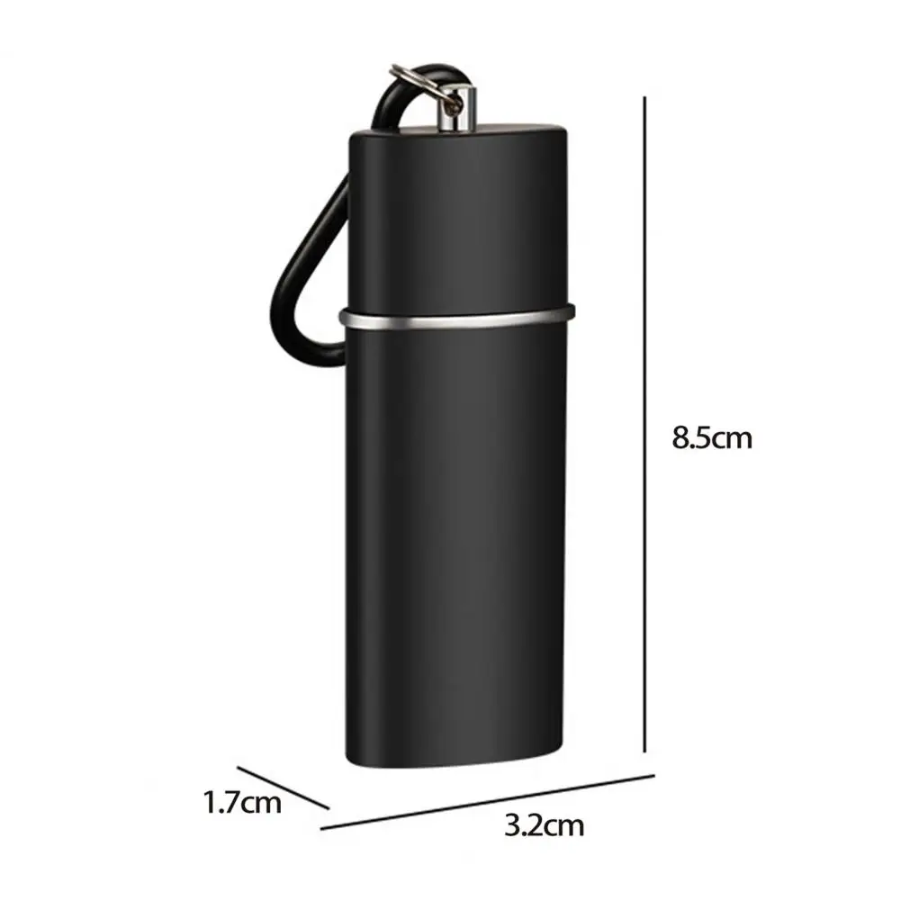 Portable Ashtray Buckle Sealed Pull Closure Metal Liner Butt Storage Mini Ashtray Men Pocket Gadget Creative Gift