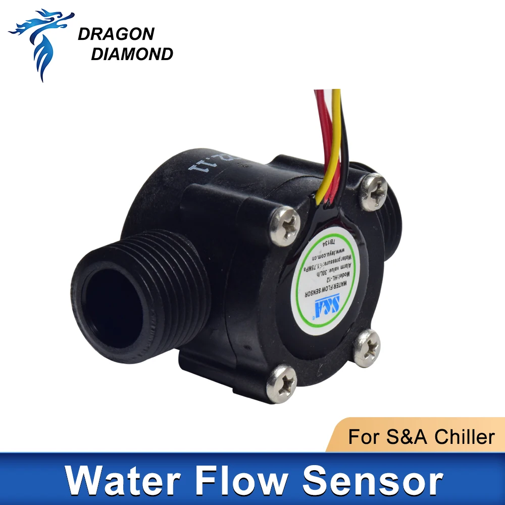 

HL-12 Water Flow Switch Sensor For S&A Industrial Chiller For CO2 Laser Engraving Cutting Machine CW3000 CW5000 CW5200