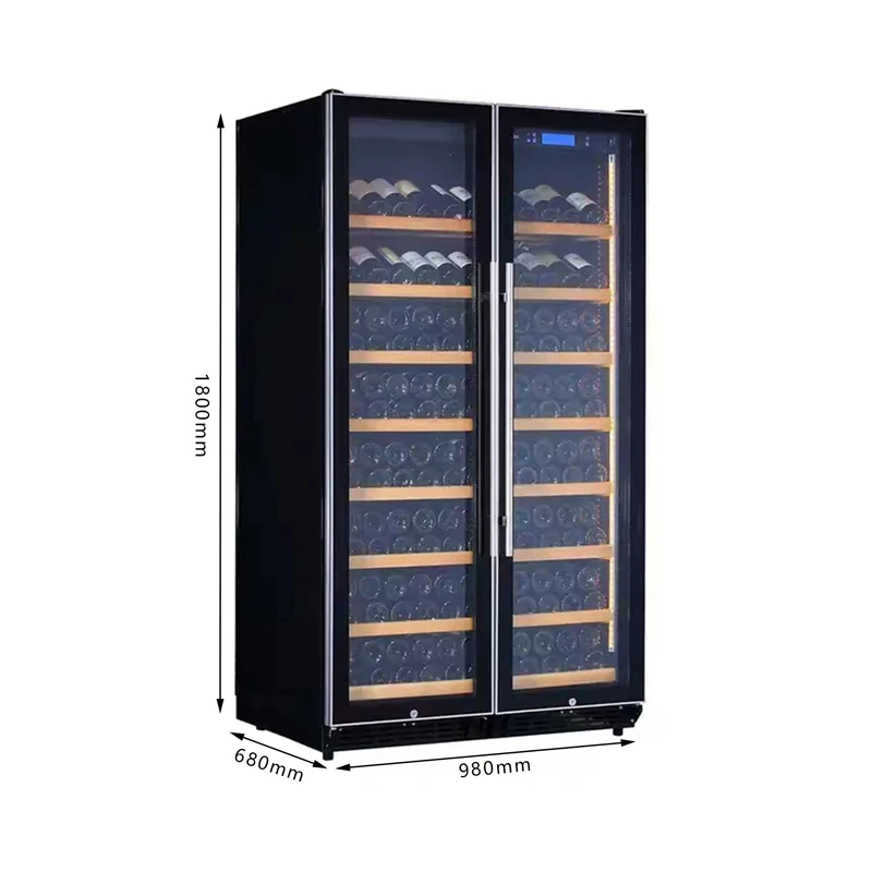 Wine Cabinet 860L 320 Bottles Wine Cooler Refrigerator Fridge - Image 3