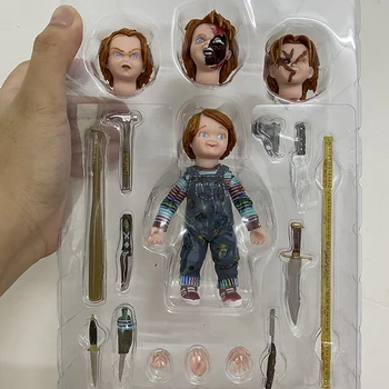 NECA Good Guys Ultimate Chucky Doll PVC Action Figure Model Toys Collectible Doll Joint Moveable Doll Room Decoration 2