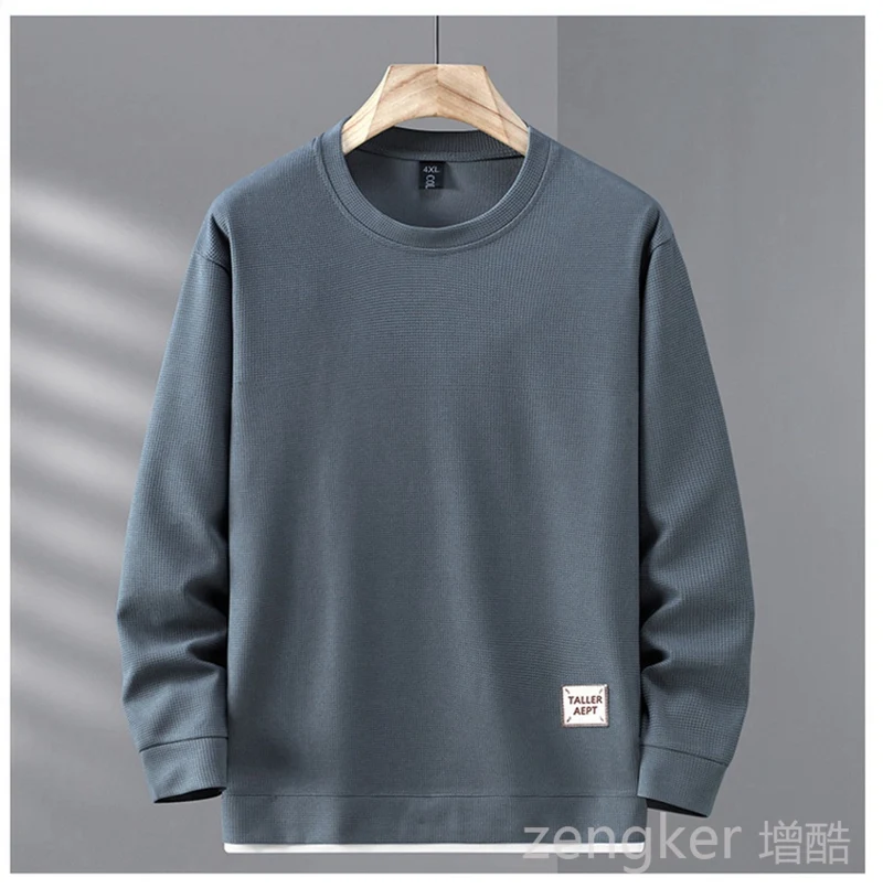 Plus size men's round neck sweater autumn new tide leisure hundred long-sleeved Sweatshirts12XL 11XL 10XL big size men clothing