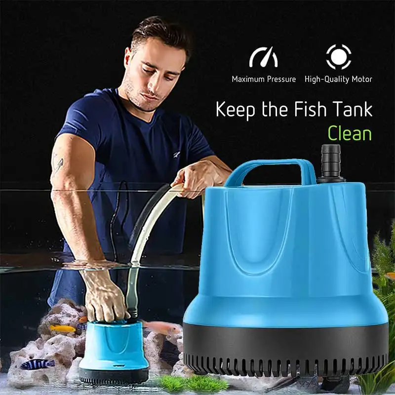 

Submersible Pond Pump Water Pump 110V 220V Pump Ultra Quiet for for Fountain,Hydroponics,Ponds,Fish Tank,Aquariums & More