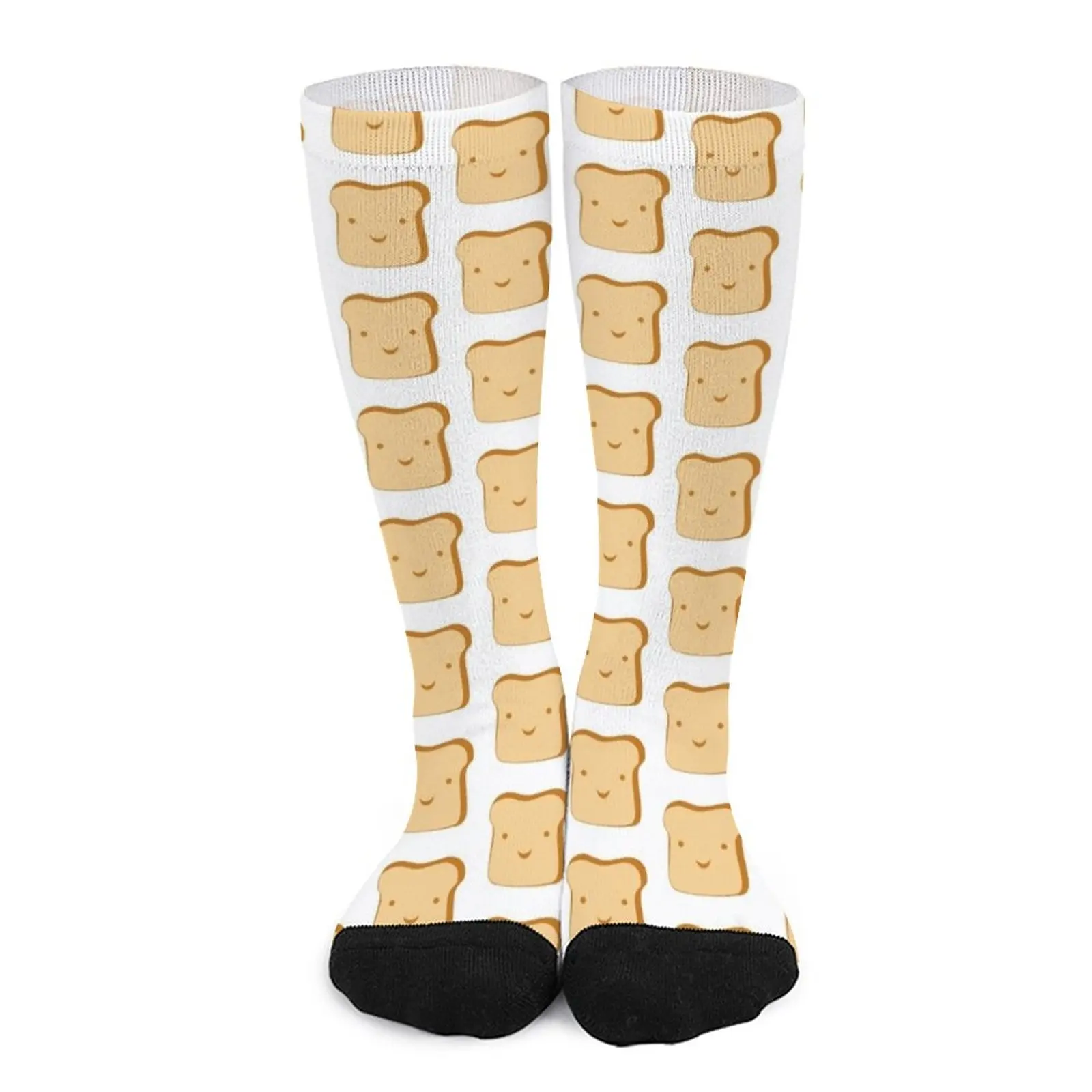 Happy Toast Socks Compression stockings Stockings compression sheer socks men compression stockings for Women genshin impact character pack socks stockings compression hip hop men socks women s