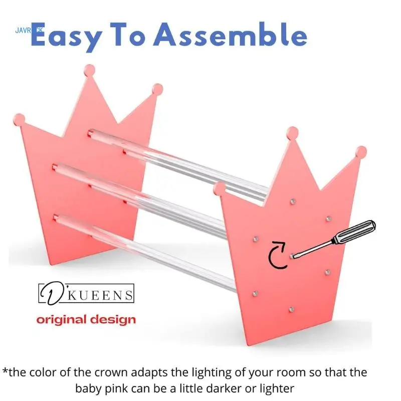 Pink Headband Display Stand Acrylic Headband Holder Jewelry Display Stand