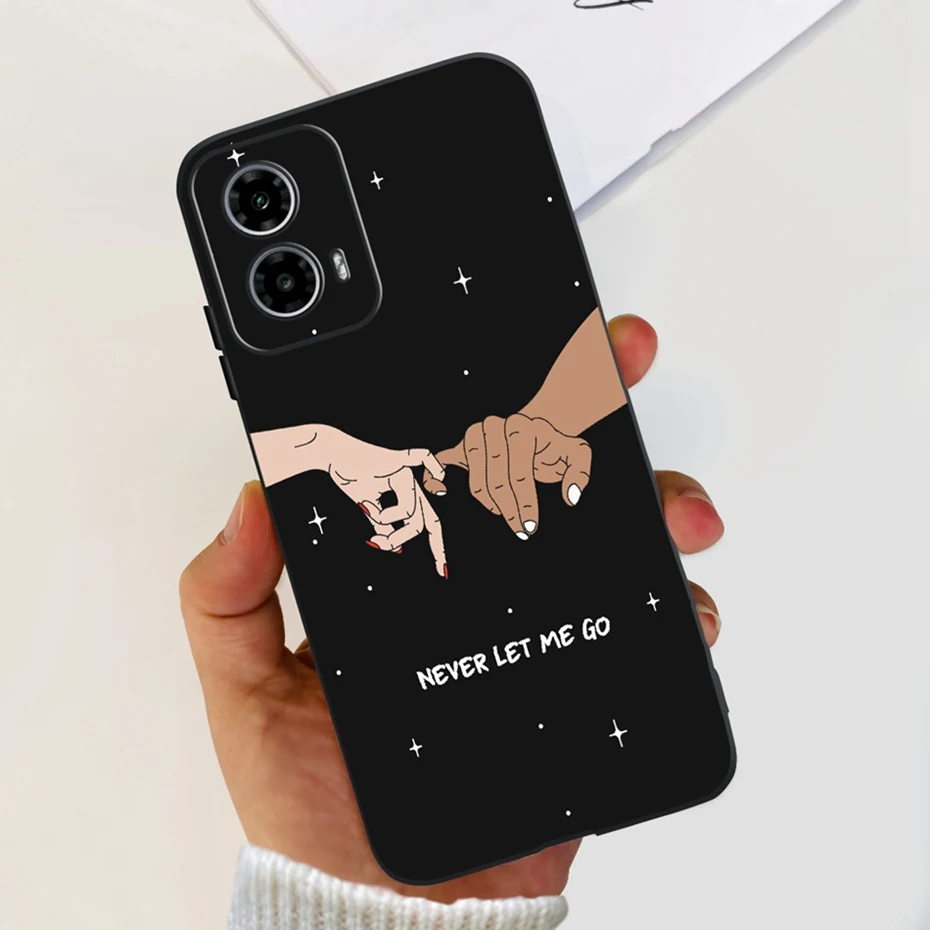 Cute Love Pattern Soft Silicone Phone Case - Stylish & Durable Back Cover