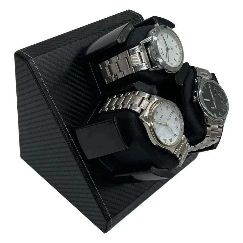 Automatic Watch Winder Box for 3 Watches with PU Leather Exterior, Rotating Display Cas... - SKU LAWW1541 - UGI Packaging