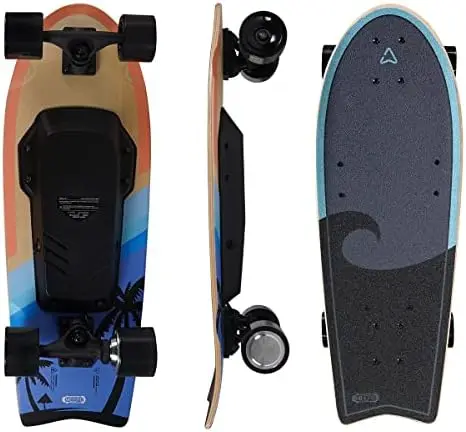 

MEEPO Mini Q1 Electric Skateboard with Remote Control Electric Skateboard,200W Hub-Motor,11.8 MPH Top Speed,5.59 Miles Range,4 S