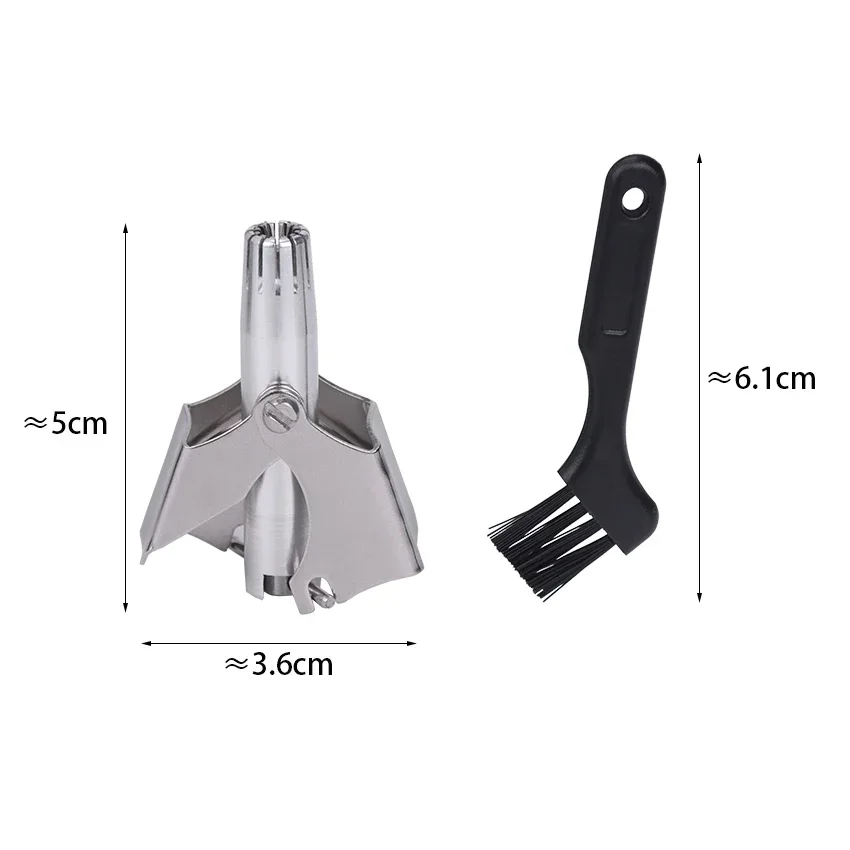 Nose Trimmer for Men Stainless Steel Trimmer for Nose Vibrissa Razor Shaver Washable Portable Ear Hair Бритва Мужск nose hair trimmer nose hair scissors electric nose hair trimmer electric nose and ear trimmer ear hair trimmer nose hair shears