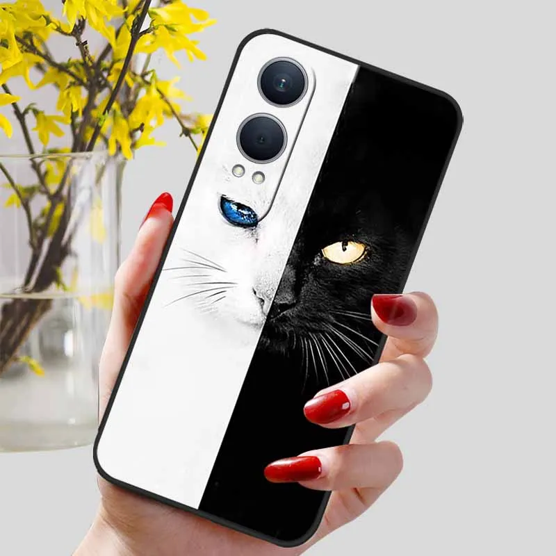 Luxury TPU Soft Silicon Shockproof Phone Case with Cute Cat Design