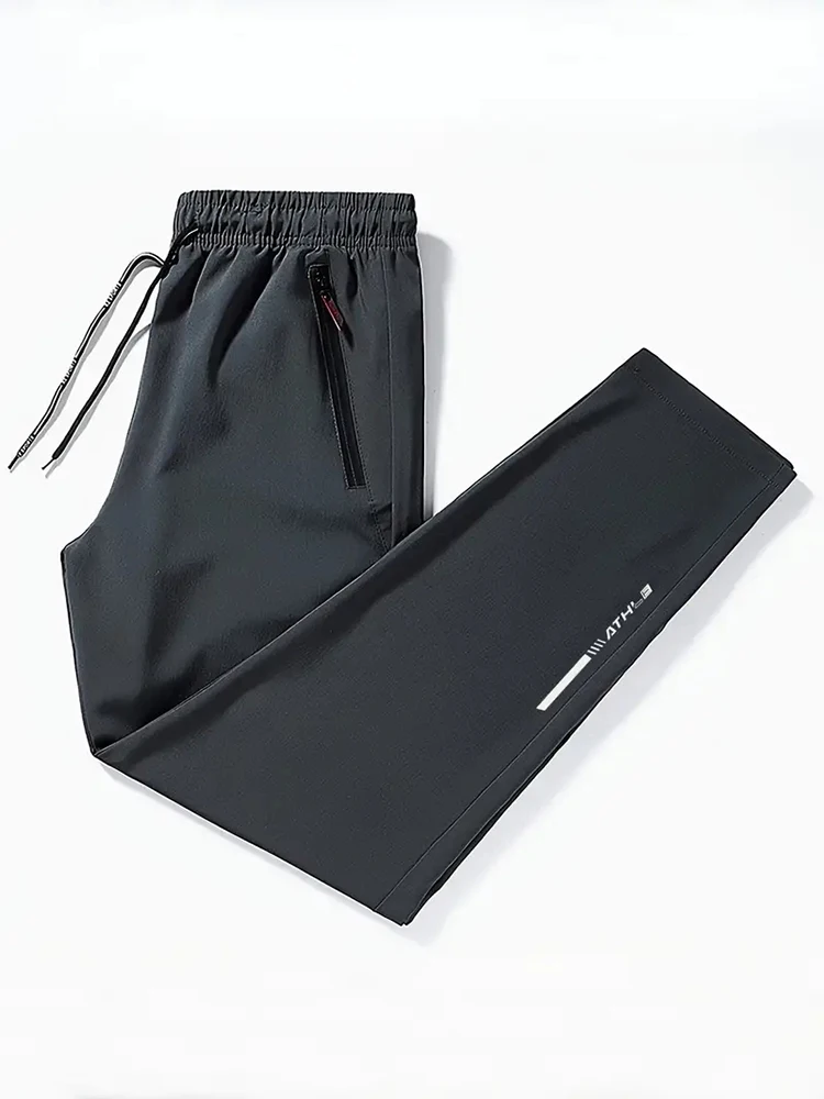 Männer Casual Gerade Lange Hosen Stretch Elastische Taille Jogger Koreanische Klassische Blau Schwarz Grau Männliche Marke Hosen Plus Größe – Detail 5